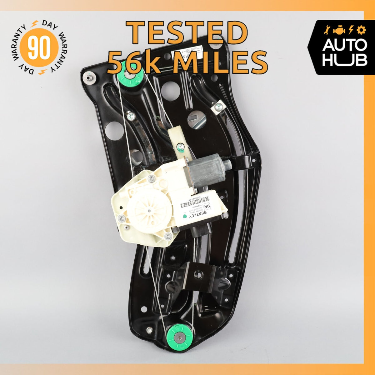 12-17 Bentley Continental GT Rear Right Side Quarter Window Regulator Motor OEM - photo 1