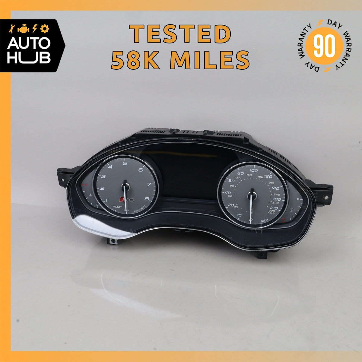 Audi C7 S6 Instrument Cluster Speedometer 4G0920982C OEM 58k - photo 1