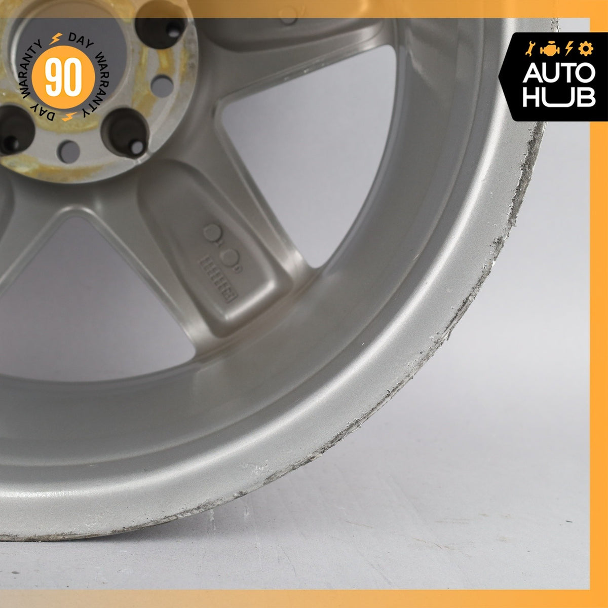Mercedes R171 SLK350 SLK280 7.5 x 17 17" Wheel Rim Silver 1714010502 OEM - photo 11