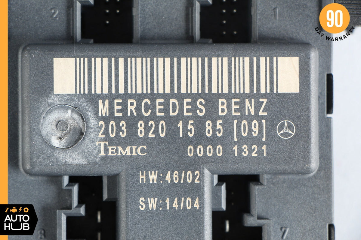01-07 Mercedes W203 C230 C280 C320 Door Control Module Front Left 2038201585 OEM - photo 6