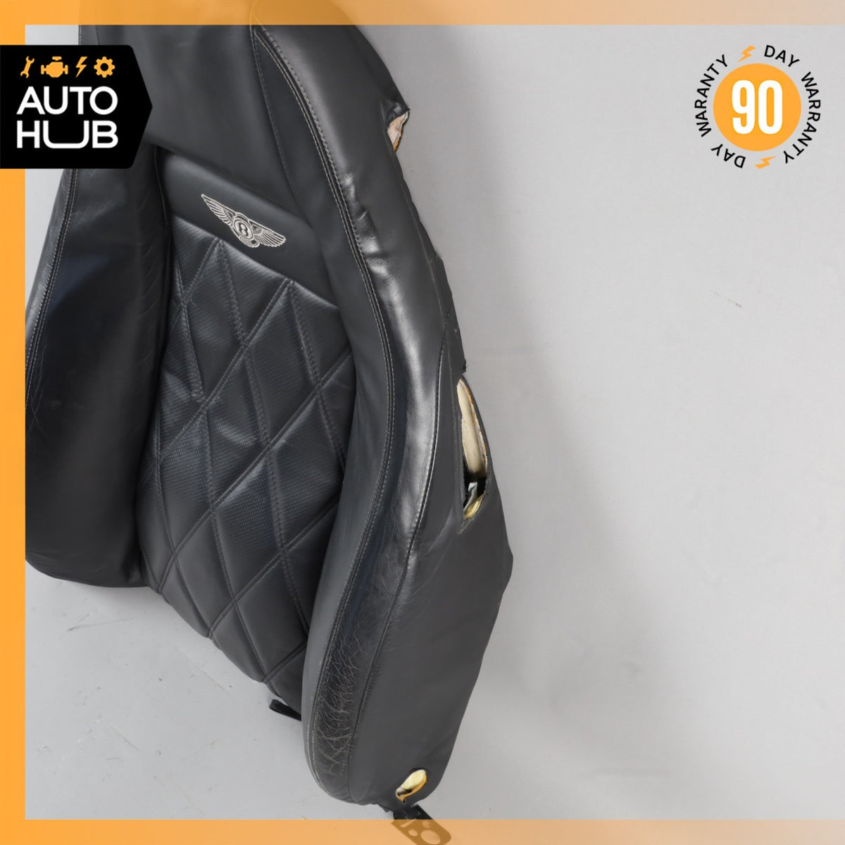 03-10 Bentley Continental GT Front Left Side Top Upper Seat Cushion OEM - photo 13