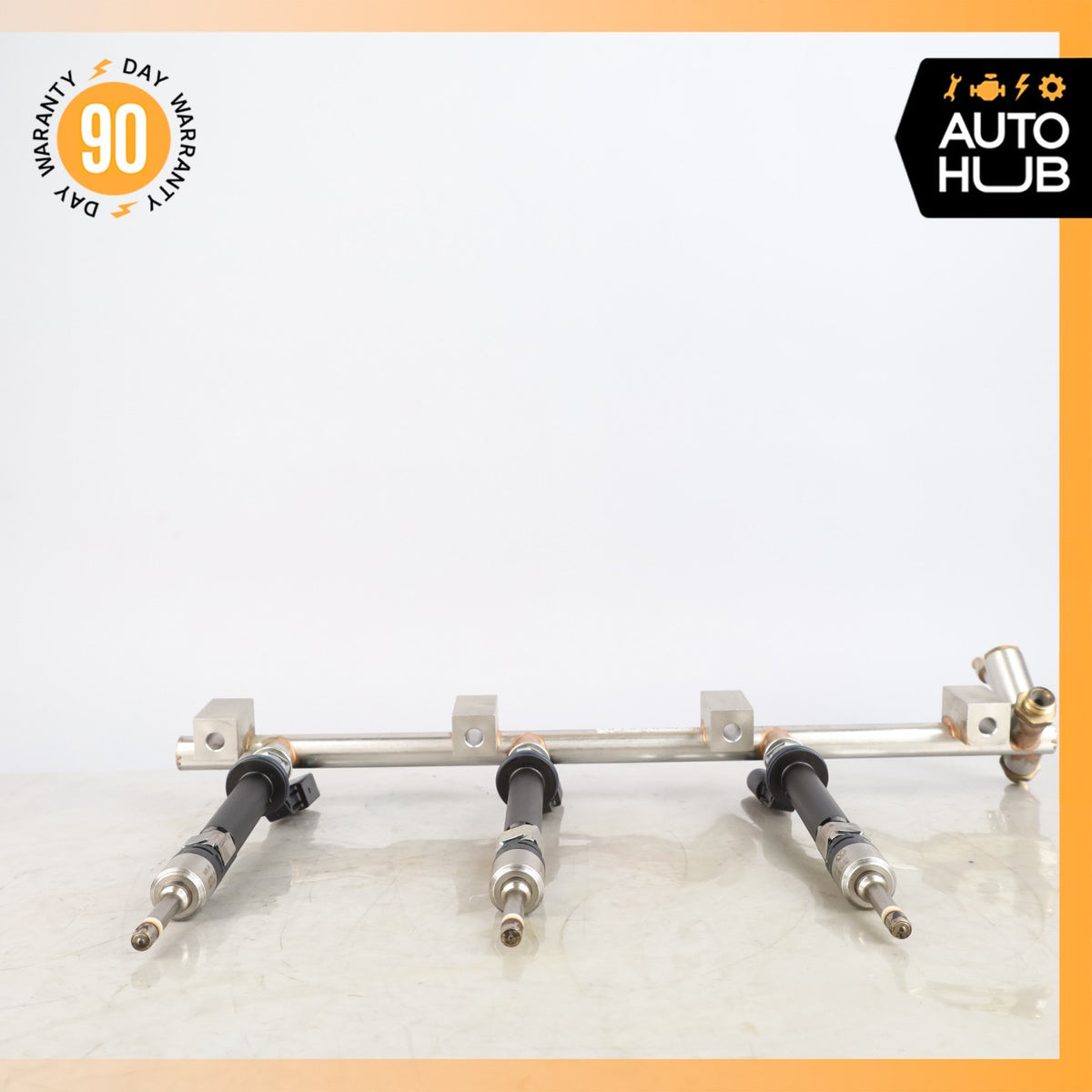 11-18 Porsche Cayenne 958 Touareg VR6 Upper Fuel Injector Rail w/ Injectors OEM - photo 10