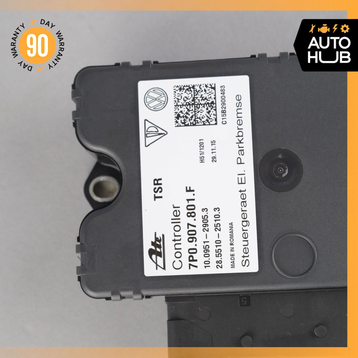 11-18 Porsche Cayenne 958 Electronic Parking Brake Control Module 7P0907801F OEM - photo 3