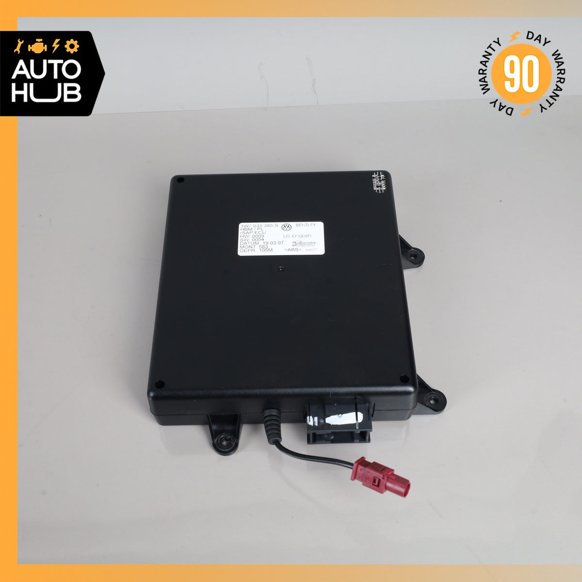 2007 Bentley Continental GTC Communication Phone Control Module OEM 40k - photo 3