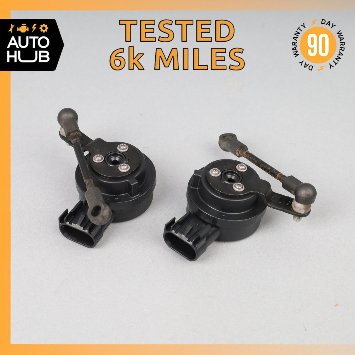 14-19 Chevrolet Corvette C7 Z06 Rear Suspension Level Sensor Set of 2 OEM 6k - photo 1