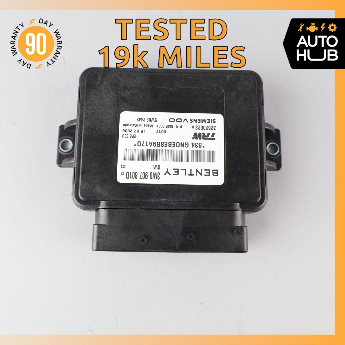 Bentley Continental GTC Electronic Parking Brake Control Module OEM 19k - photo 1