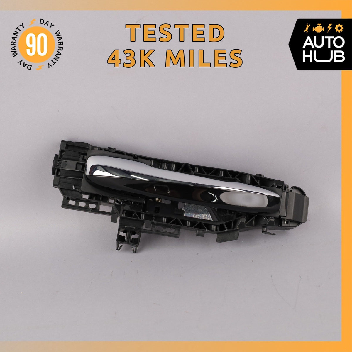 19-23 Mercedes W205 C63 C43 AMG C300 Right Passenger Side Door Handle Black OEM - photo 1