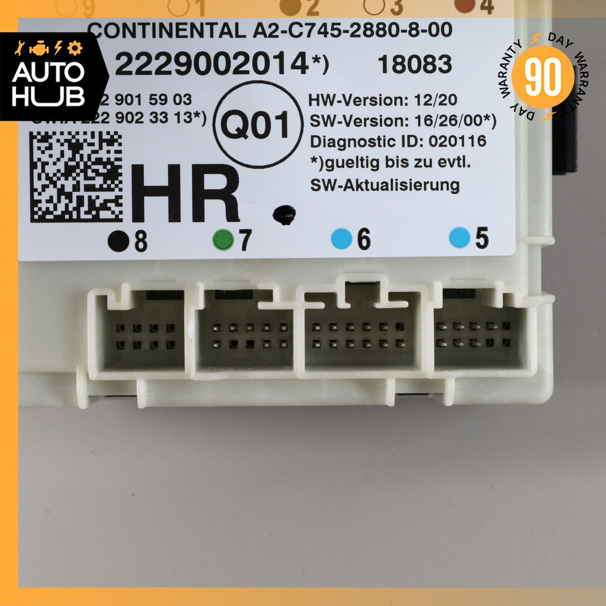 16-19 Mercedes X253 GLC300 C300 Rear Right Side Door Control Module OEM - photo 7