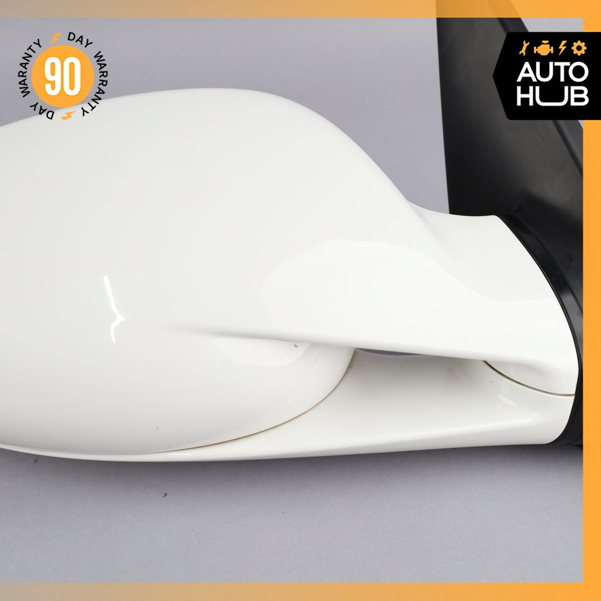 Porsche Boxster 987 911 Right Side Exterior Door Rear View Mirror White OEM 45k - photo 10