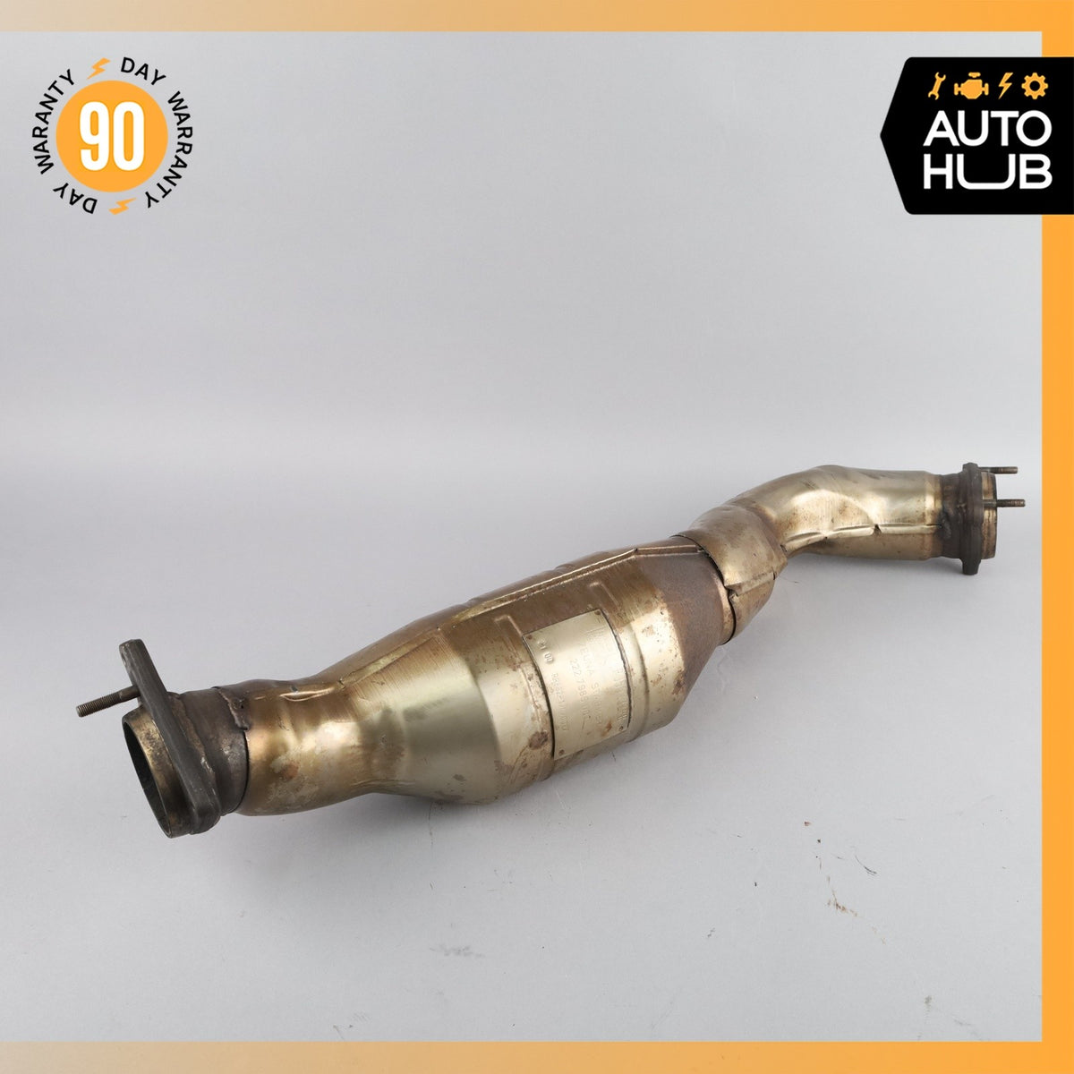 00-02 Bentley Arnage 6.8L V8 Exhaust Downpipe PJ55232PB OEM 30k - photo 2