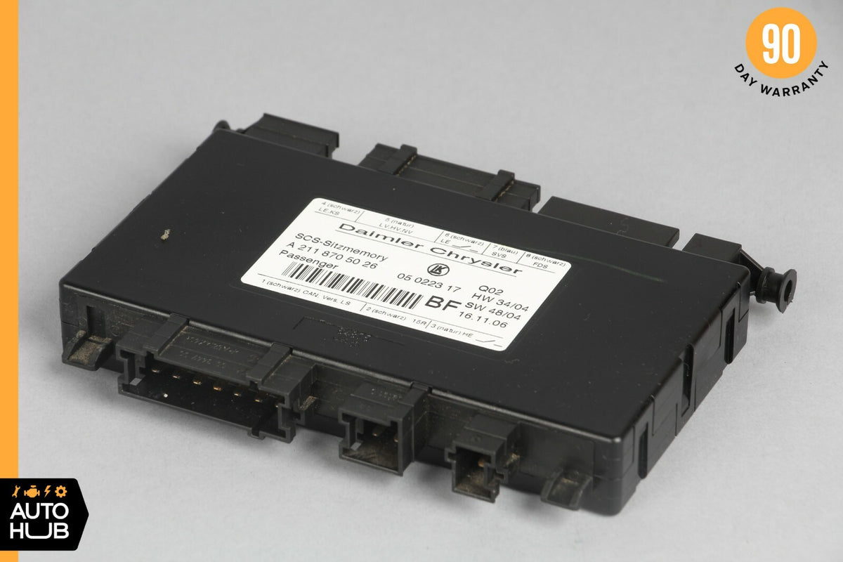 03-11 Mercedes W164 ML550 E350 Front Right Seat Control Module 2118705026 OEM - photo 1