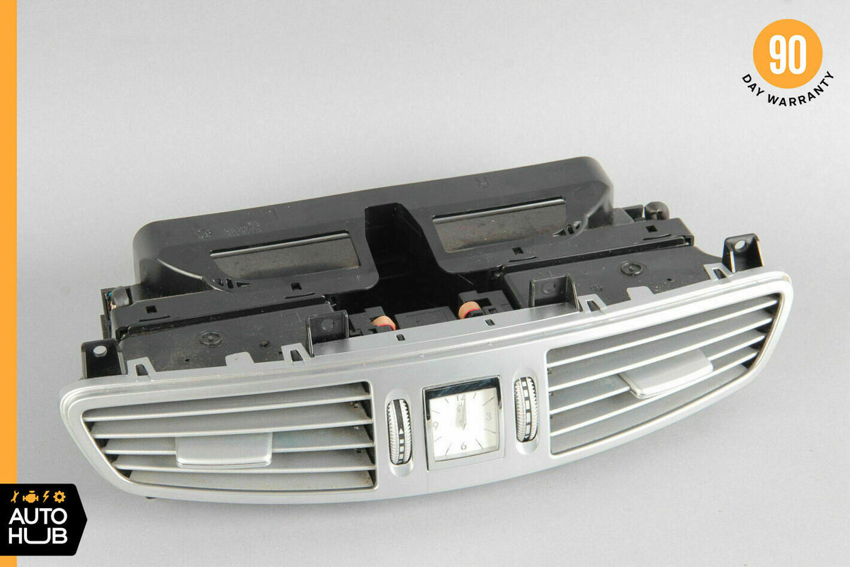 07-14 Mercedes W216 CL550 CL600 Dashboard Center A/C AC Air Vent w/ Clock OEM - photo 1
