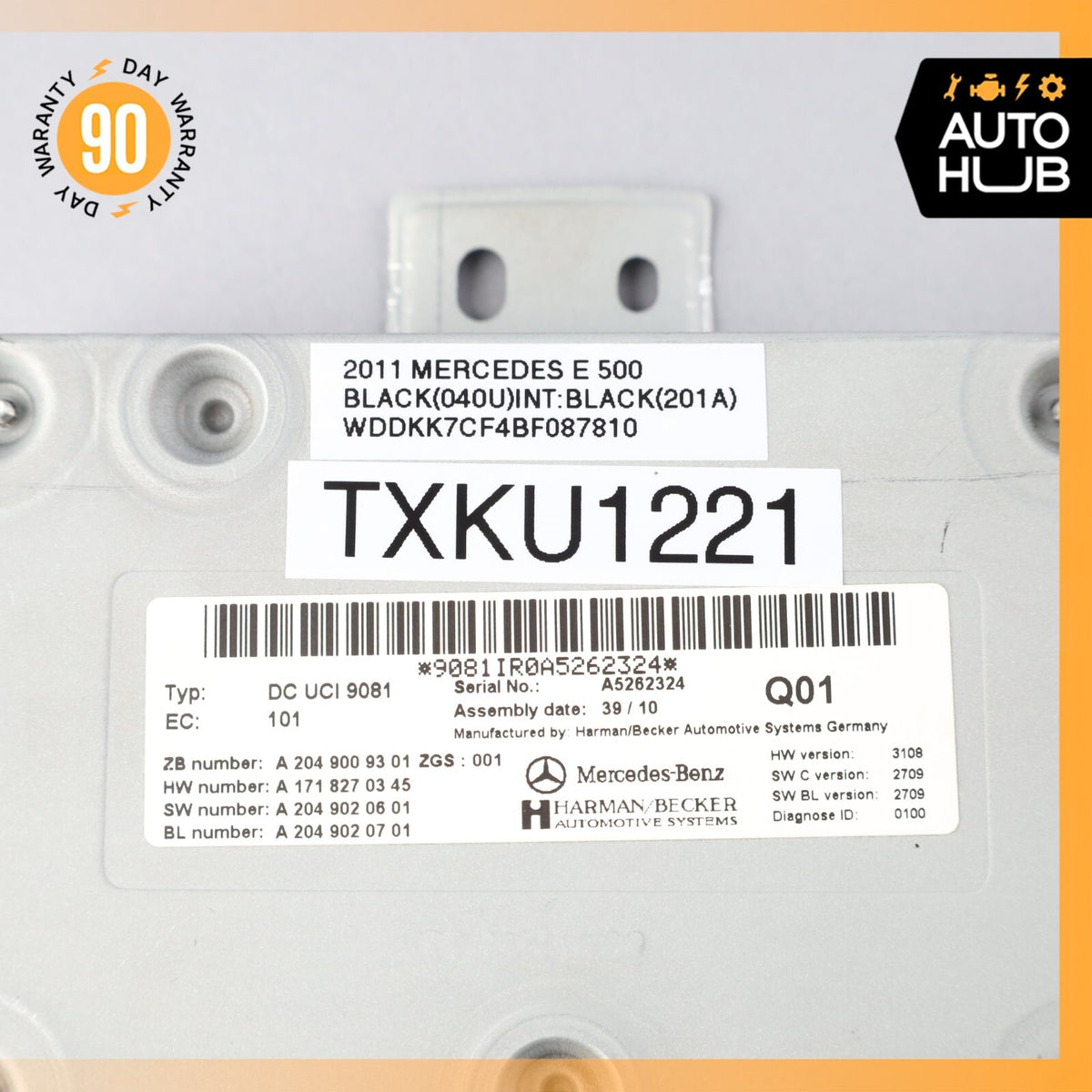 Mercedes W207 E550 S63 AMG SLK350 Communication Interface Module 2049009301 OEM - photo 6