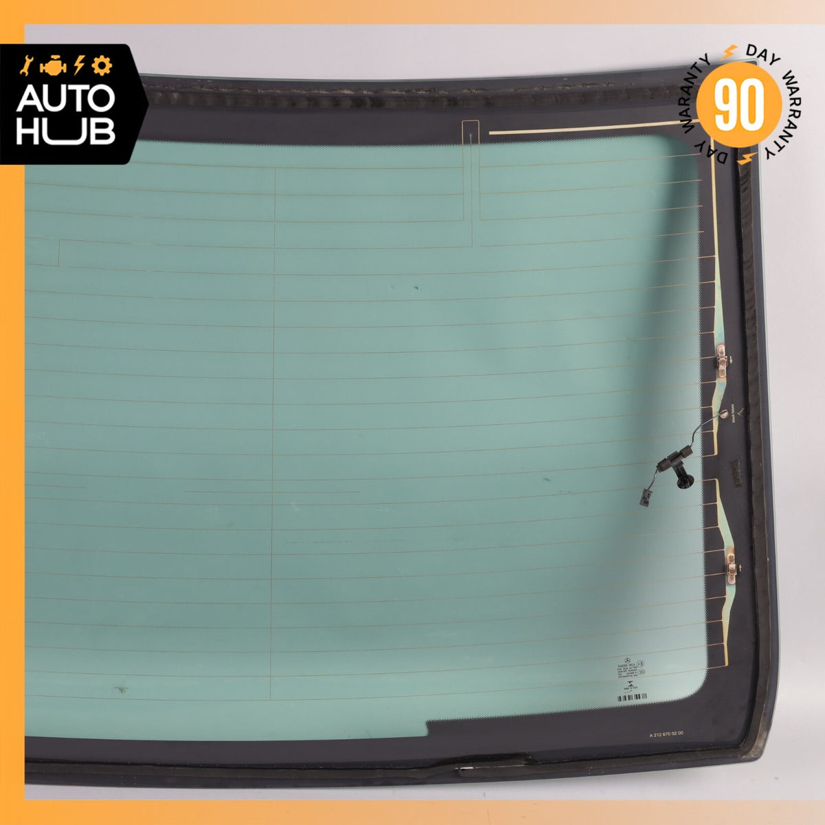 10-16 Mercedes W212 E400 E350 E250 Sedan Rear Windshield Window Glass OEM - photo 12