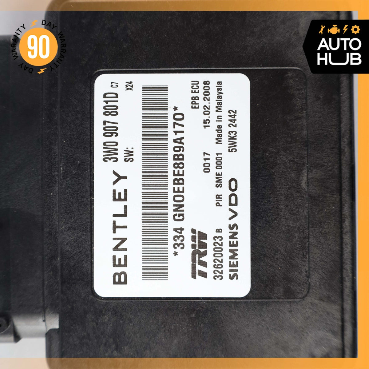 Bentley Continental GTC Electronic Parking Brake Control Module OEM 19k - photo 9