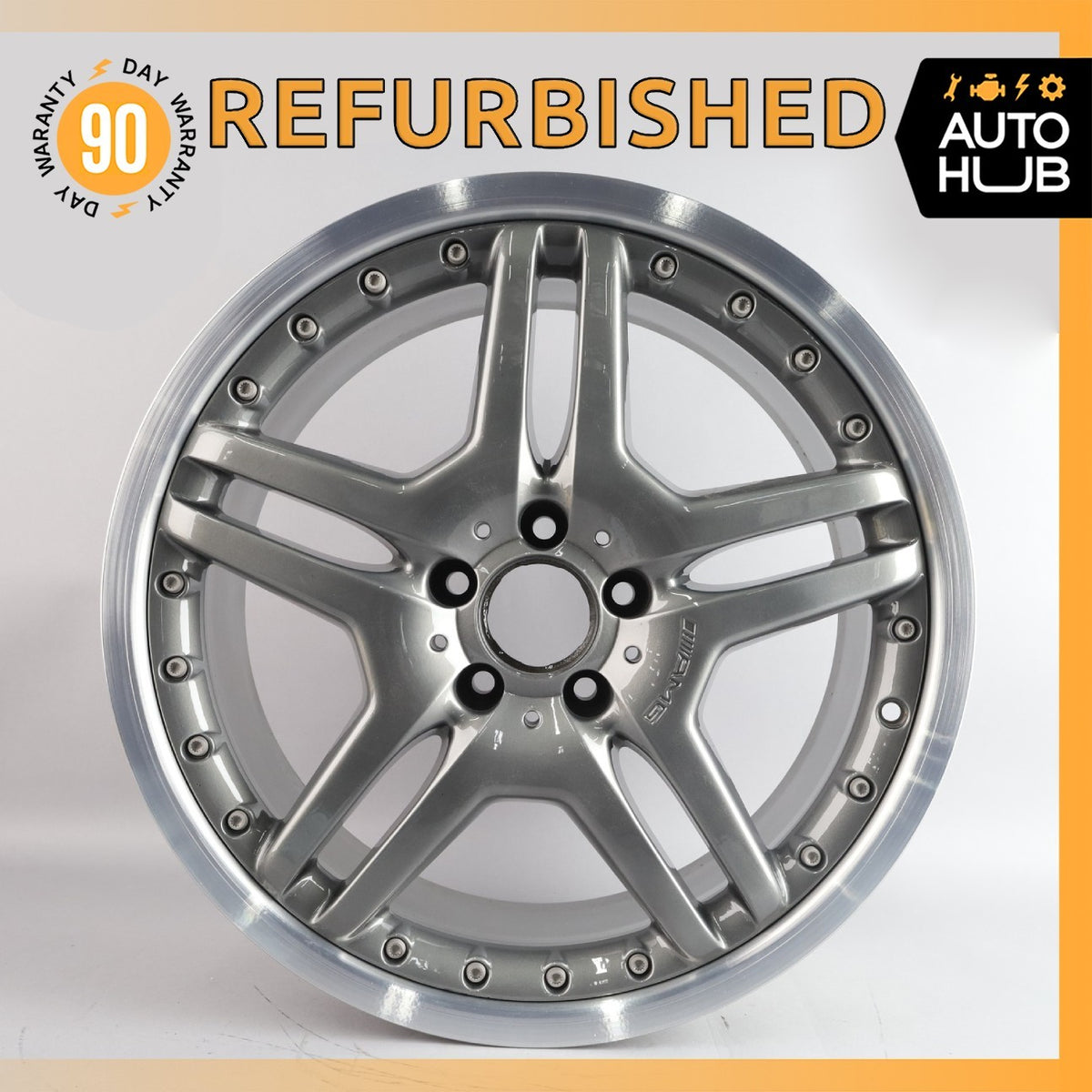 Mercedes W215 CL55 S55 AMG S600 8.5 x 19 19" Front Wheel Rim OEM - photo 1