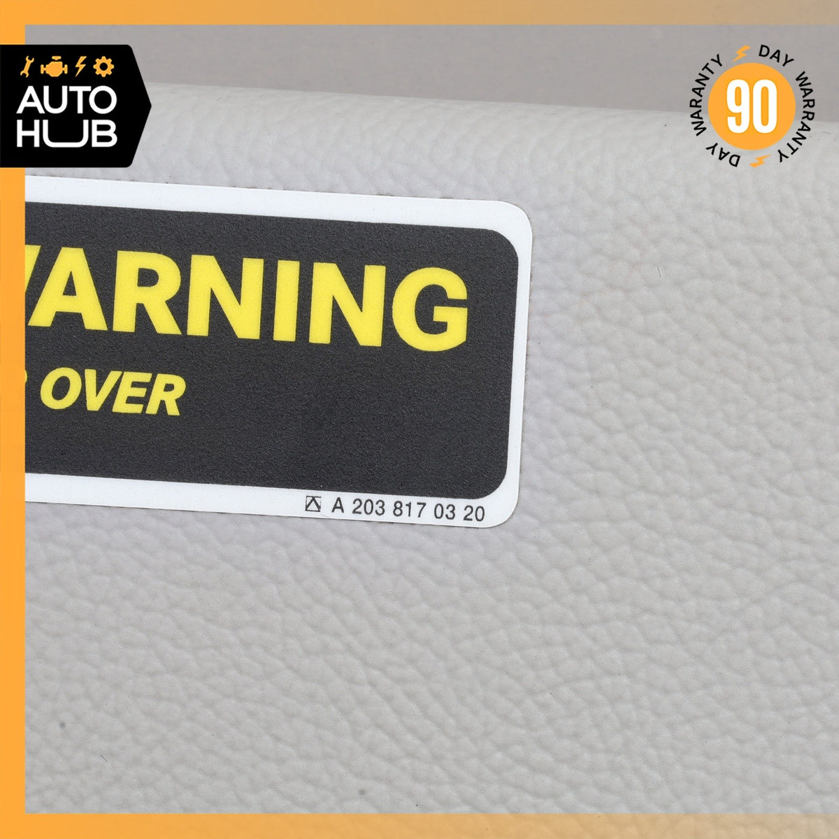 03-06 Mercedes R230 SL500 SL55 AMG Right Passenger Side Sun Visor Shade Gray OEM - photo 12