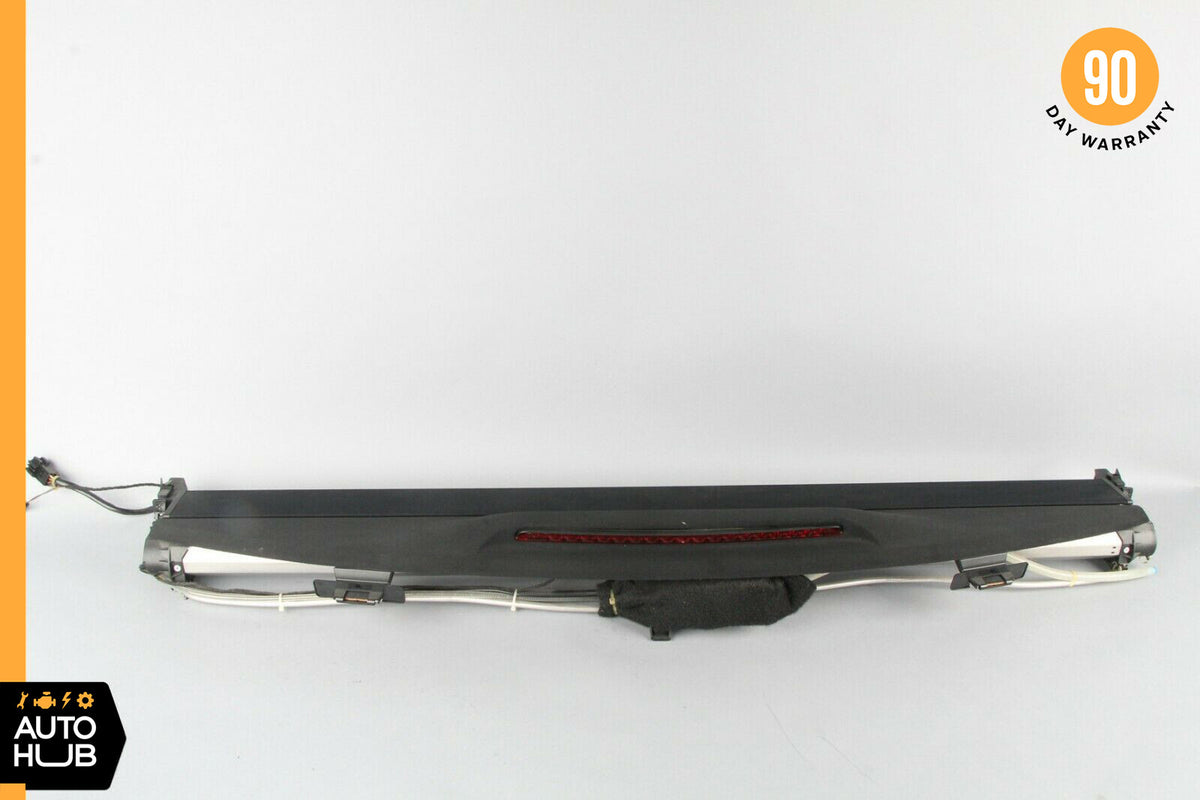 07-13 Mercedes W221 S450 Rear Window Sun Shade Screen Roller Blind w/ Trim OEM - photo 1