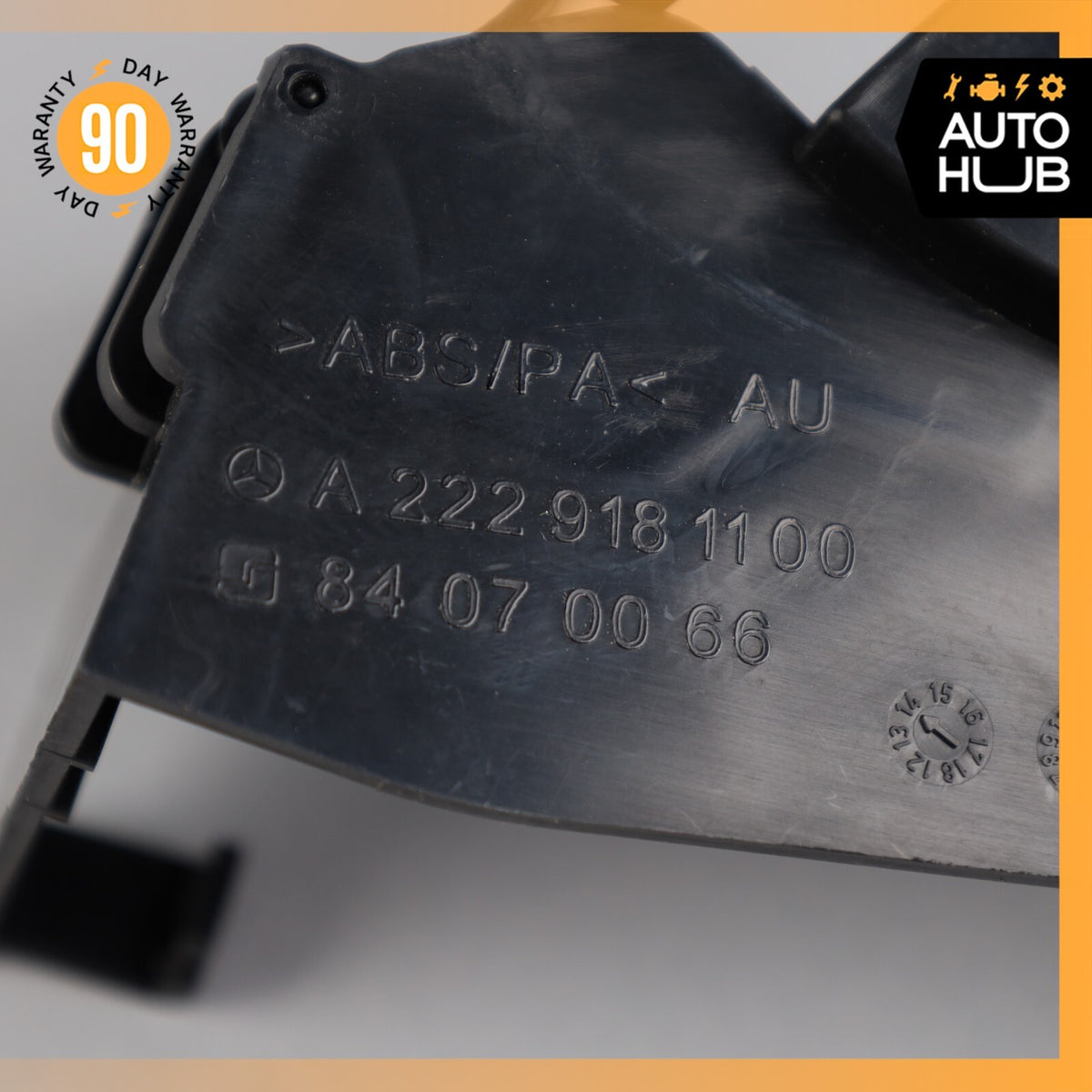 14-20 Mercedes W222 S600 Left or Right Side Backrest Cover Bracket Black OEM - photo 11