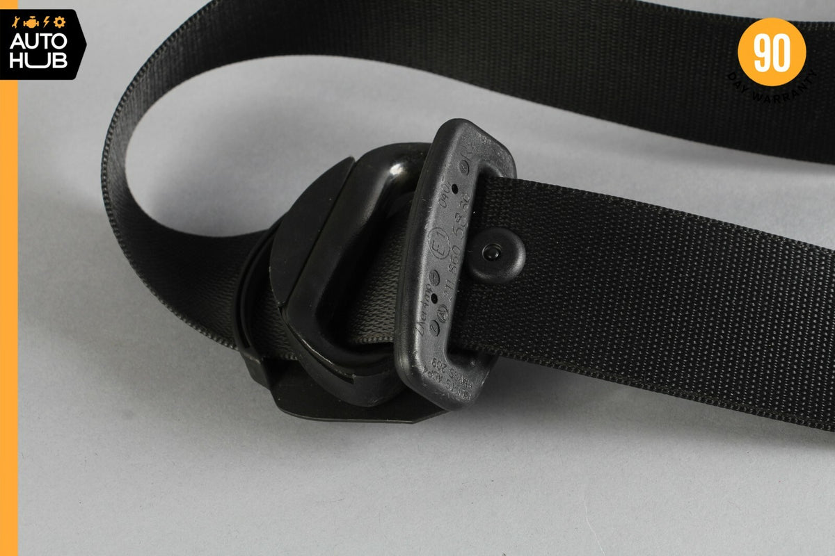 07-09 Mercedes W211 E320 CLS550 Front Right Passenger Side Seat Belt Black OEM - photo 3
