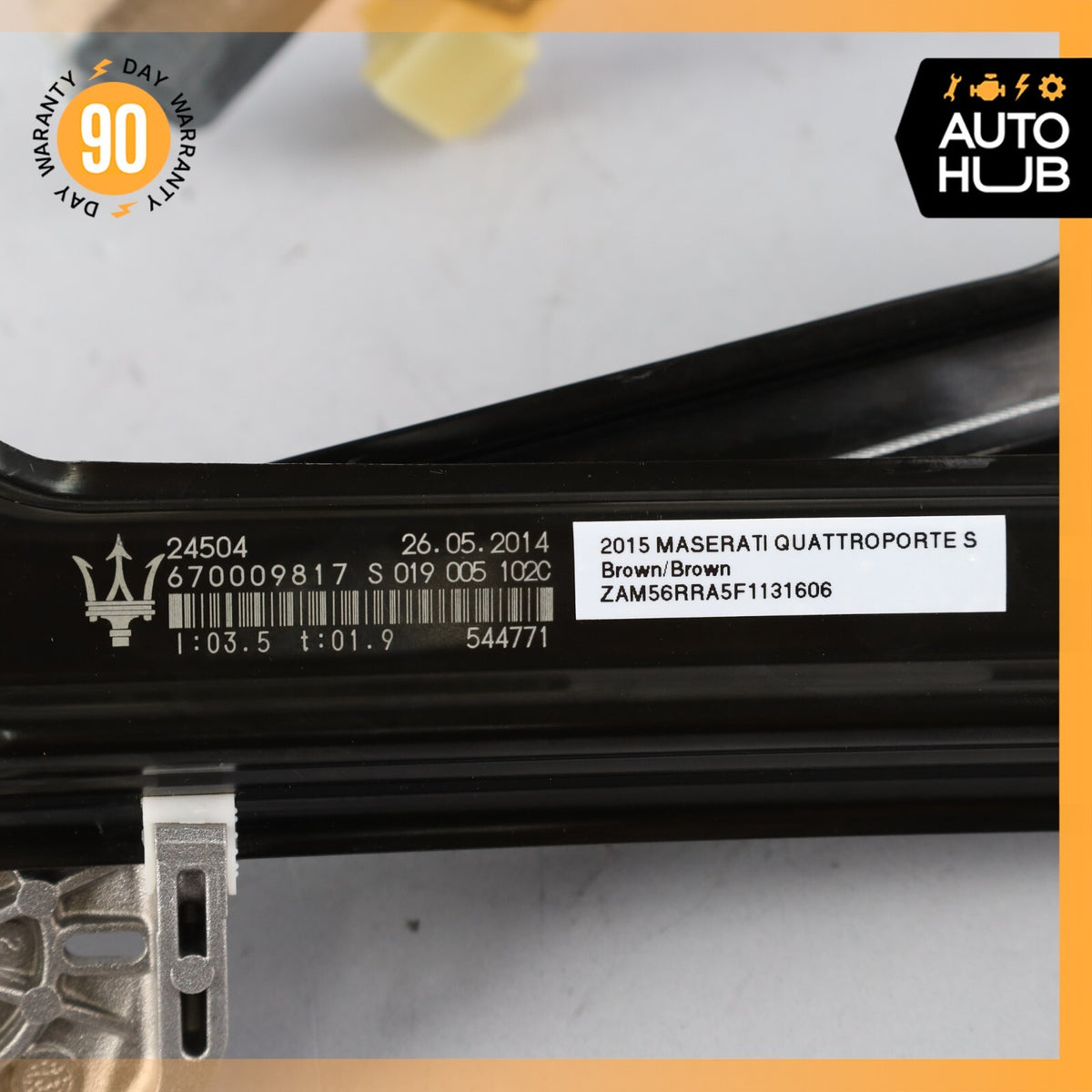 14-22 Maserati Quattroporte M156 Rear Right Side Window Regulator Motor OEM 32k - photo 14