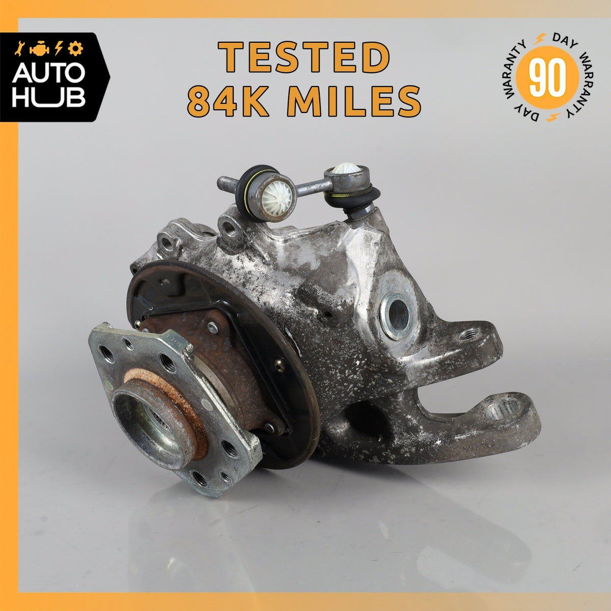 06-10 Maserati Quattroporte M139 Rear Right Side Spindle Knuckle Hub OEM 84k - photo 1