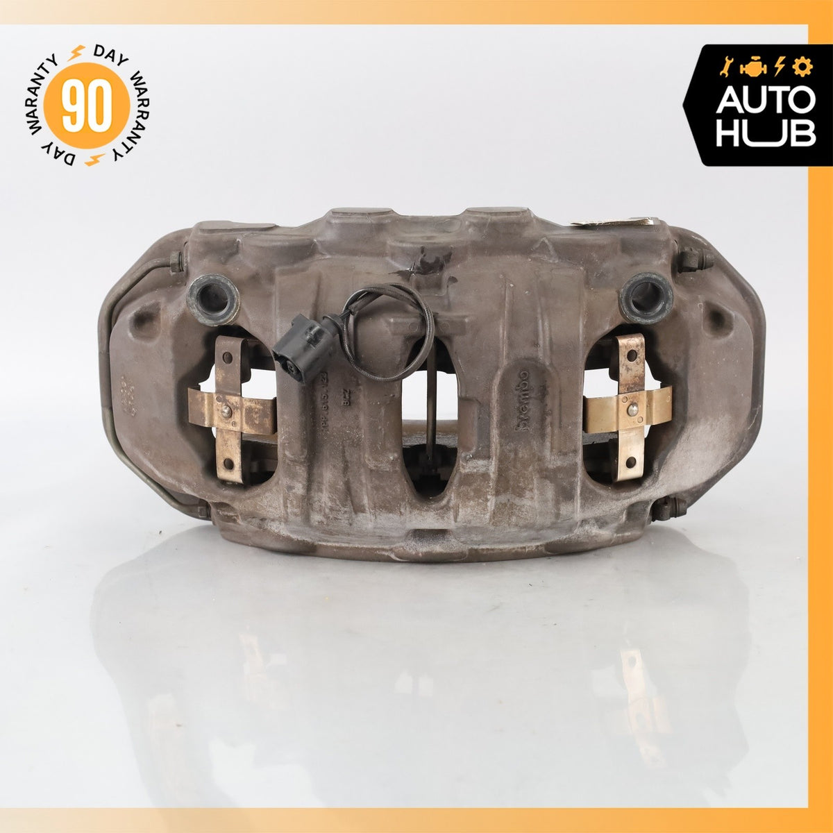 10-23 Porsche Panamera Cayenne Macan Front Brake Calipers Set 7PP615123 OEM 91k - photo 8