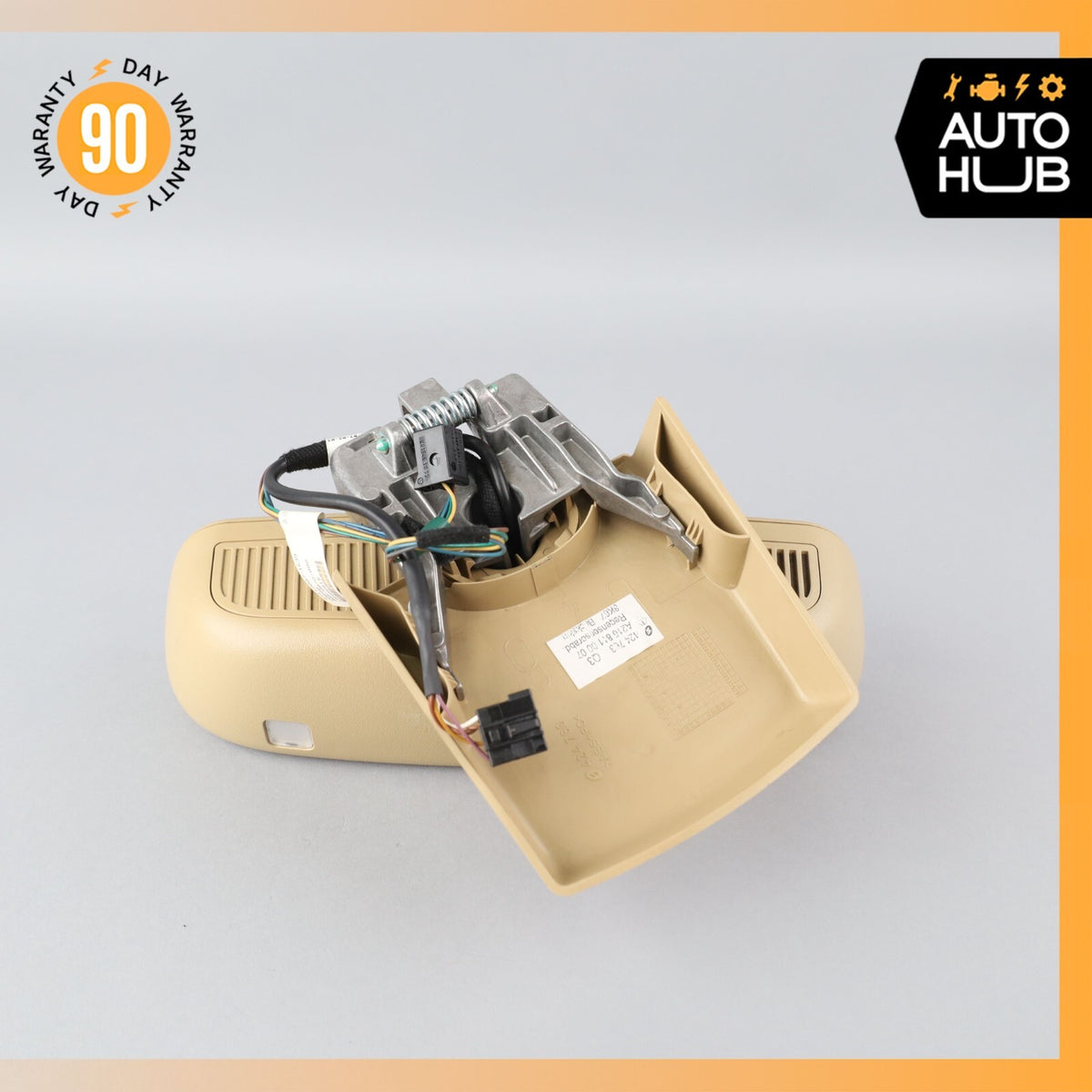 07-10 Mercedes W216 CL63 AMG CL550 CL600 Interior Rear View Mirror Beige OEM - photo 5