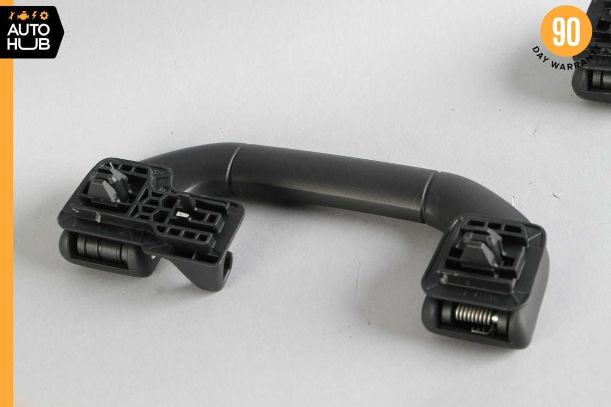 08-18 Mercedes W212 E350 C300 Roof Overhead Interior Safety Handle Set Black OEM - photo 9