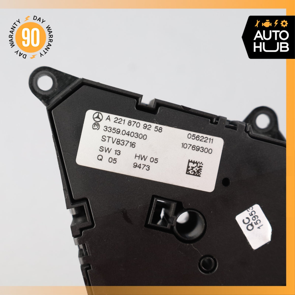 07-14 Mercedes W221 S550 S63 Front Left Driver Seat Control Memory Switch OEM - photo 10