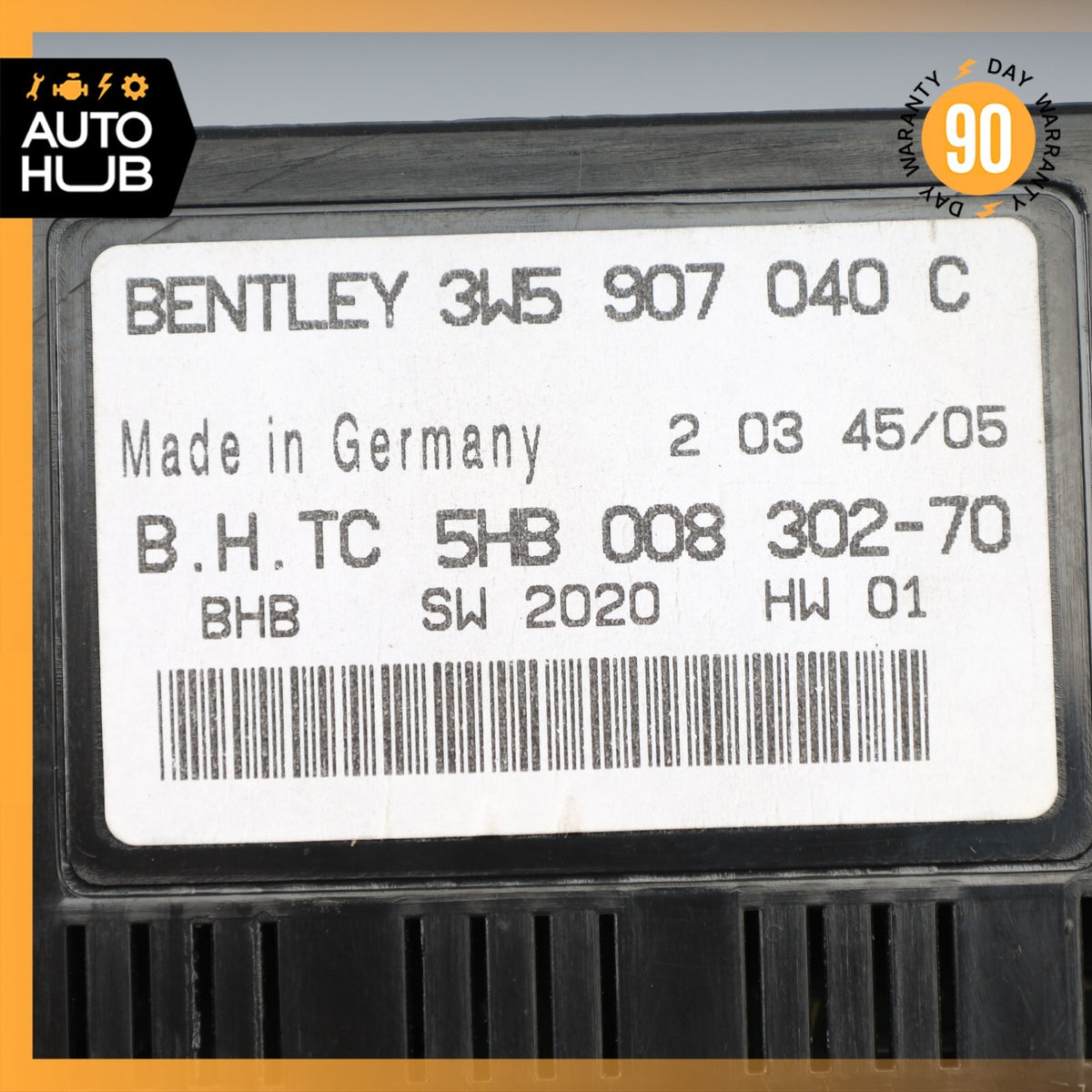 Bentley Continental Flying Spur AC Heater Climate Control Module Unit OEM 80k - photo 9