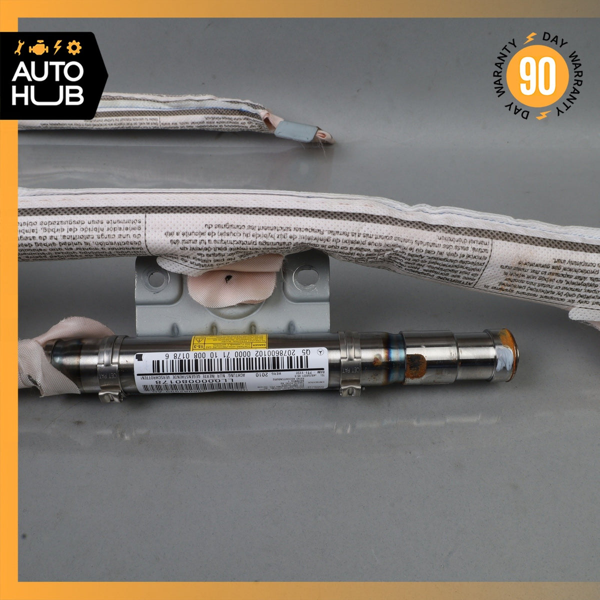 10-17 Mercedes W207 E550 E350 Coupe Roof Curtain Airbag Air Bag Left Side OEM - photo 4