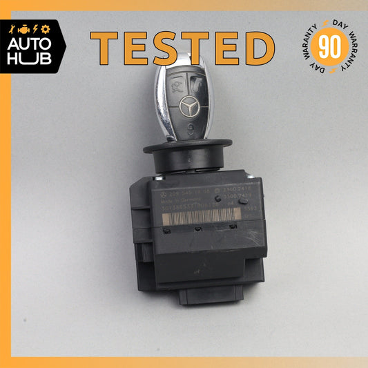 05-09 Mercedes W209 CLK350 C55 AMG CLK350 Ignition Switch Module w/ Key OEM - photo 1