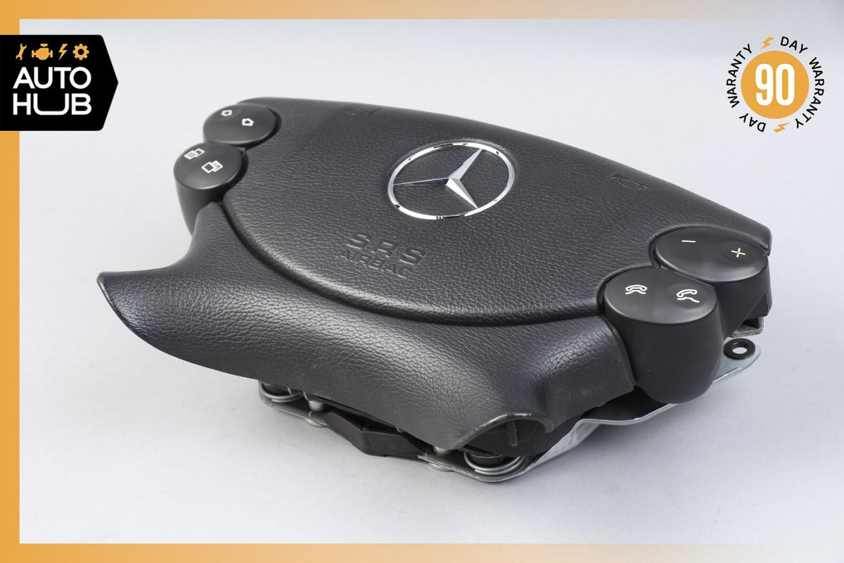 Mercedes R230 SL500 SL55 AMG CLK500 E350 Steering Wheel Airbag Air Bag Black OEM - photo 7