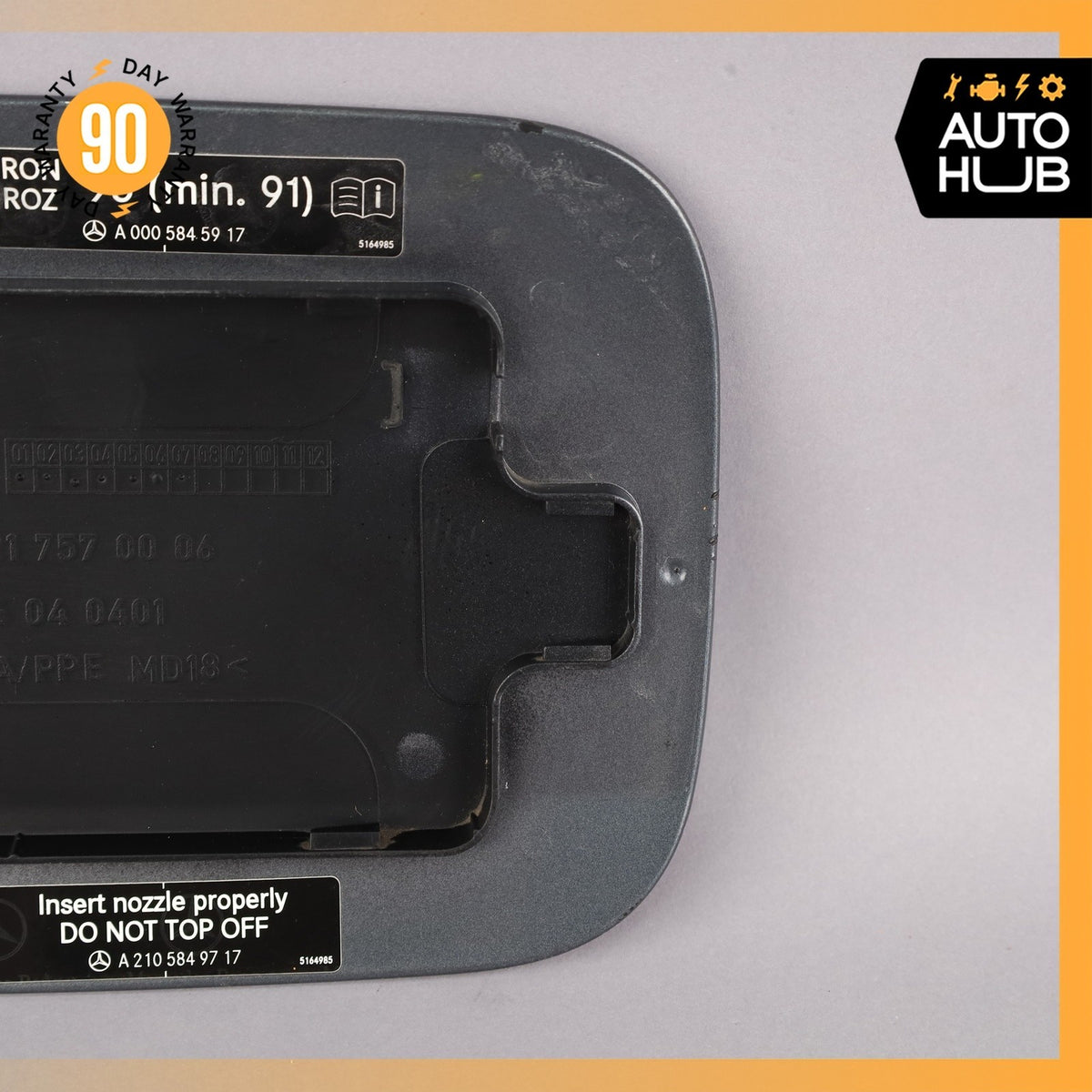 07-13 Mercedes W221 S550 S400 S63 AMG Fuel Door Lid Gas Tank Cover OEM - photo 6