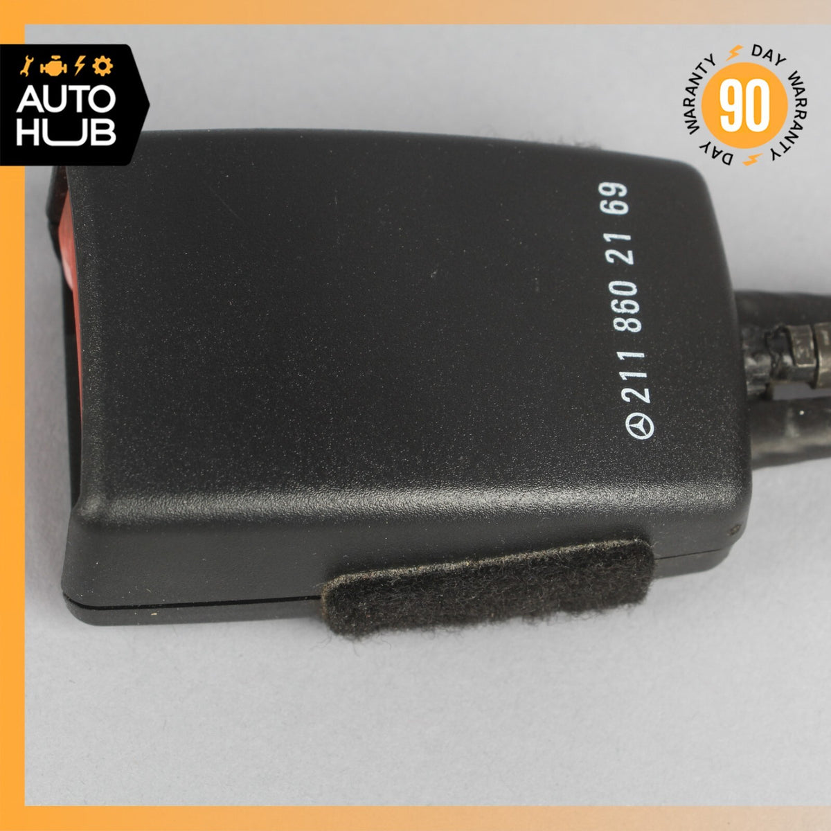 03-06 Mercedes W219 CLS55 E500 E320 Front Left Driver Side Seat Belt Buckle OEM - photo 3