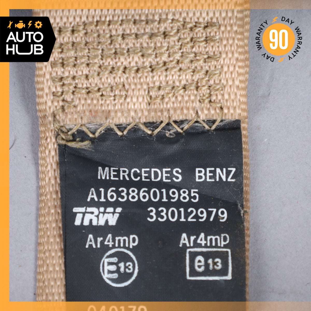 98-05 Mercedes W163 ML320 ML500 ML55 AMG Rear Left Driver Seat Belt Java OEM - photo 11