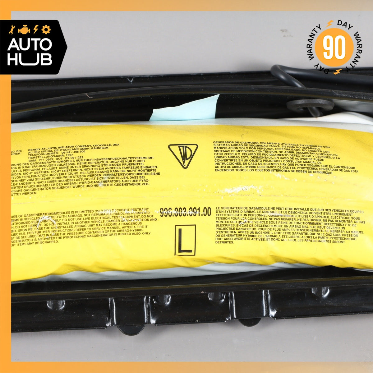 98-05 Porsche Boxster 986 911 996 Door Left Driver Side Airbag Air Bag OEM - photo 3