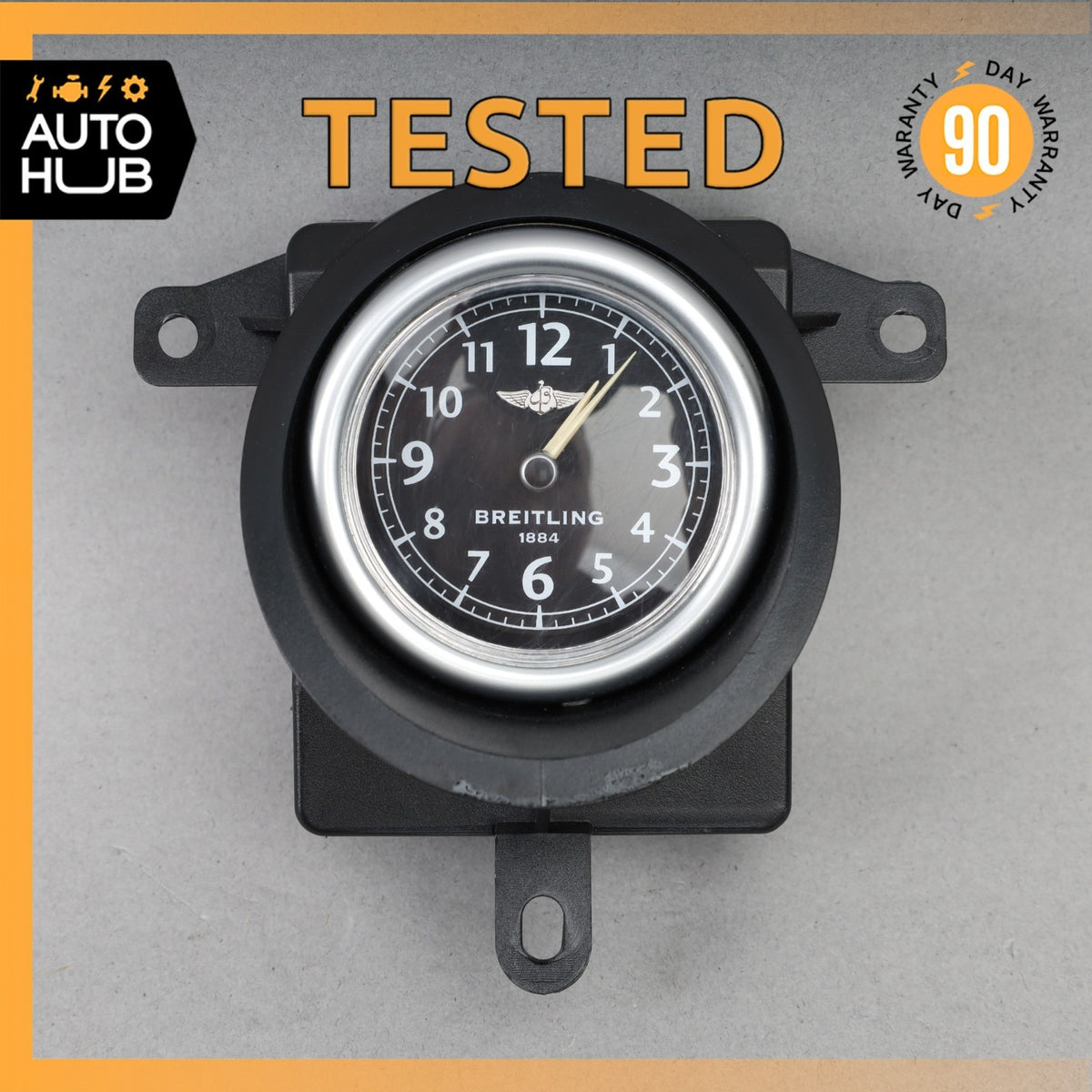 03-13 Bentley Continental GTC Speed Center Dashboard Analog Clock OEM - photo 1