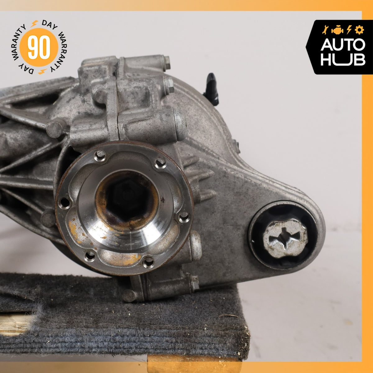 11-14 Porsche Cayenne 958 S 4.8L V8 Front Differential Axle Carrier Diff OEM - photo 8