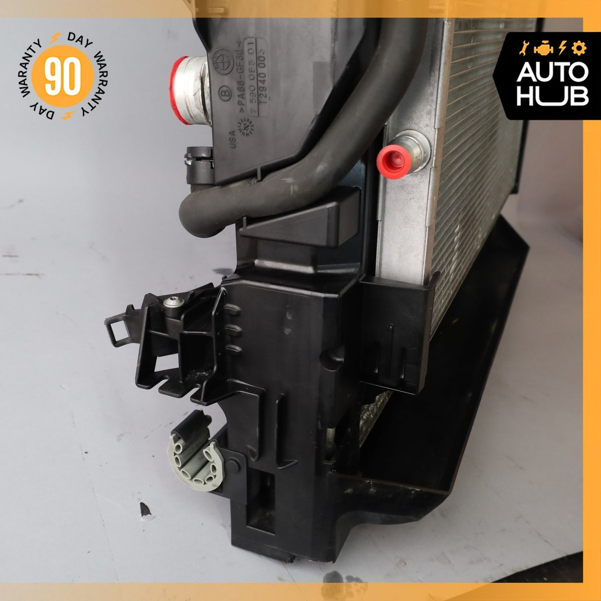 10-14 BMW E70 X5 X6 50i Water Cooling Radiator A/C Condenser Aux Cooler OEM - photo 19