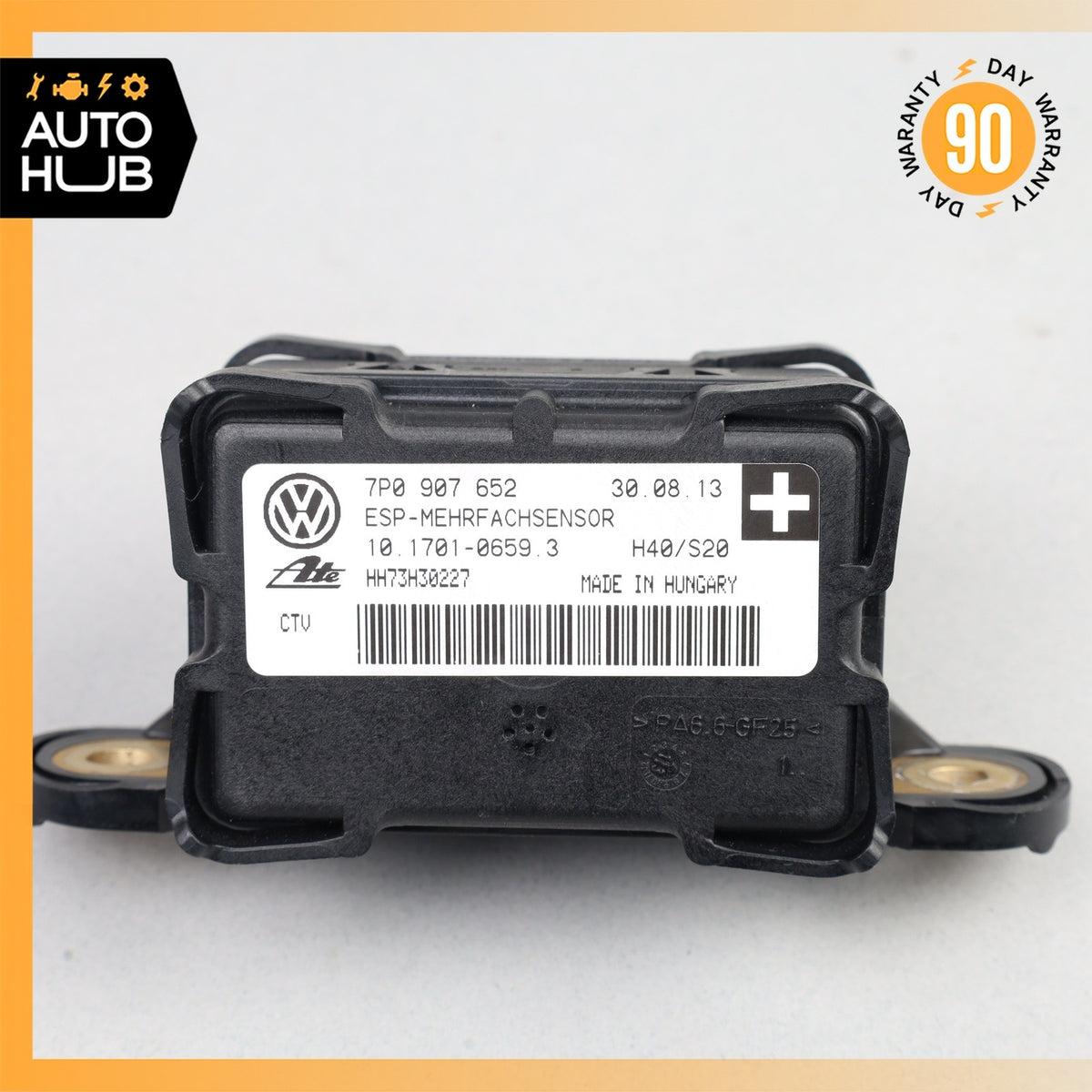 11-18 Porsche Cayenne 958 Yaw Turn Rate Sensor 7P0907652 OEM - photo 1