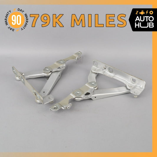 05-11 Mercedes R171 SLK280 SLK350 SLK55 Hood Hinge Bracket Left & Right Set OEM - photo 1