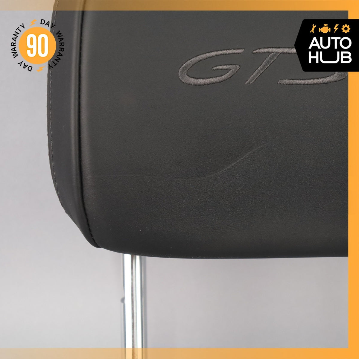 15-26 Porsche Macan 95B GTS Front & Rear Headrest Head Rest Leather Set OEM 46k - photo 18