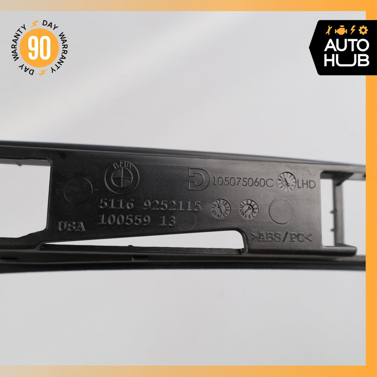 14-17 BMW F15 X5 Center Console Shifter Cover Panel Trim Bezel 51169252115 OEM - photo 9