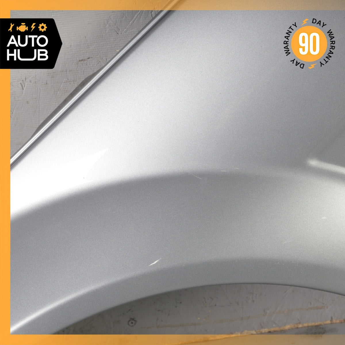 08-15 Mercedes W204 C63 AMG Left Driver Side Fender Assembly Silver OEM - photo 6