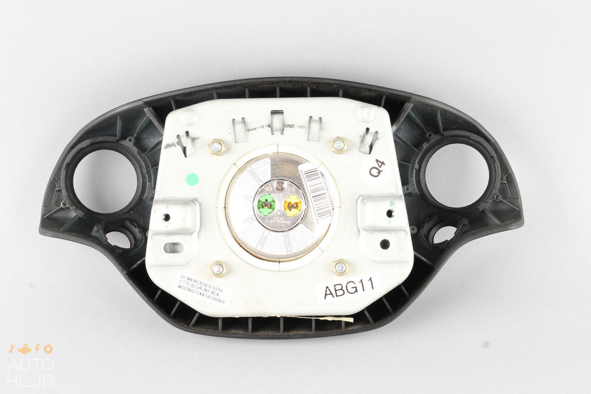 07-10 Mercedes W221 S550 CL550 S63 AMG Steering Wheel Airbag Air Bag Black OEM - photo 5