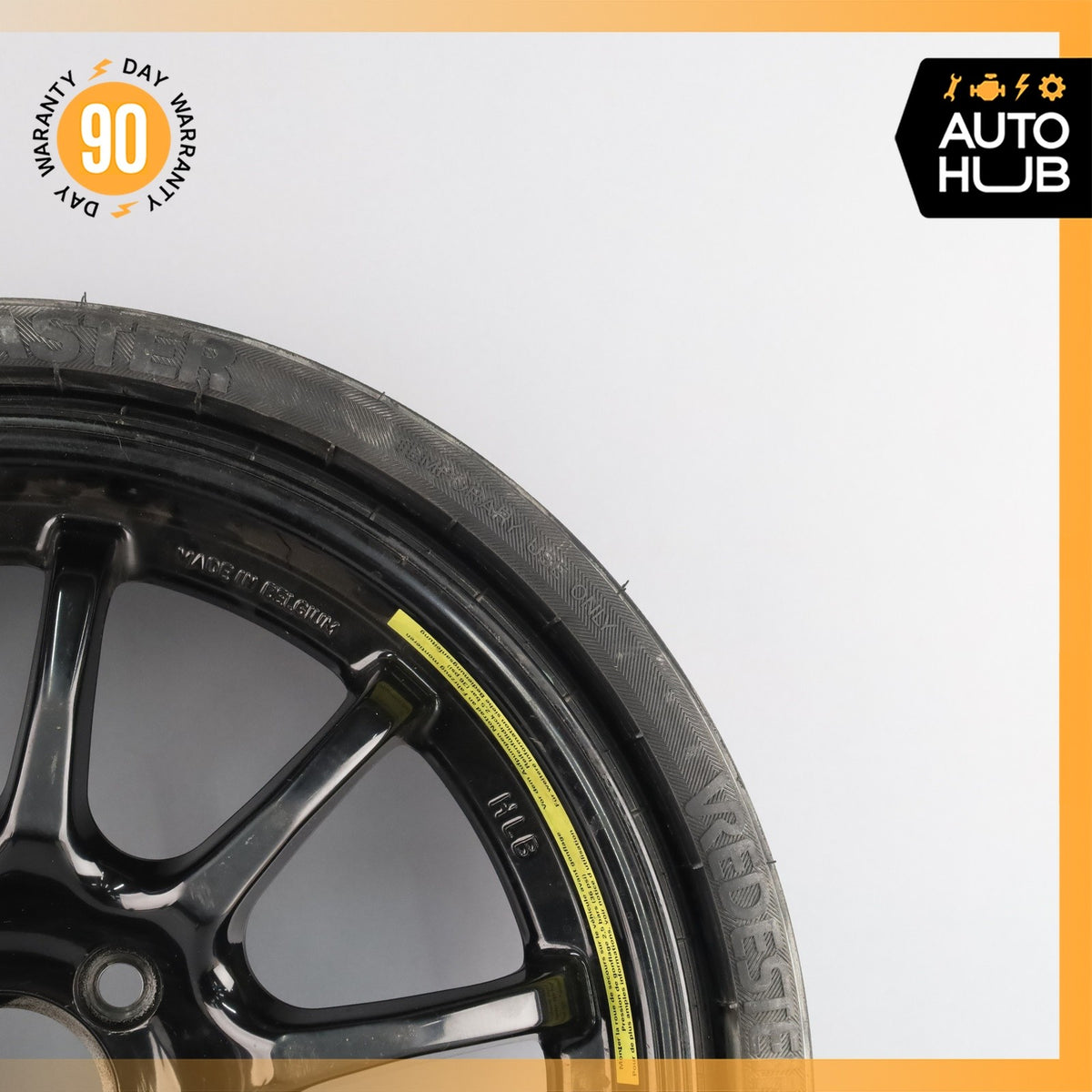 03-12 Mercedes R230 SL500 SL550 Emergency Spare Tire Wheel Donut Rim 17" 17 OEM - photo 3