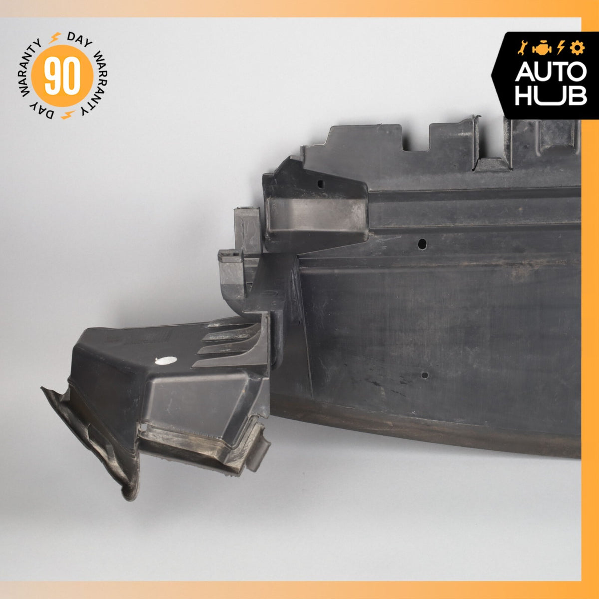 2014 Mercedes W207 E350 Engine Radiator Lower Baffle Air Duct 2075052730 OEM 16k - photo 3