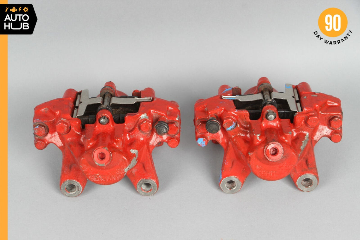 Mercedes R171 SLK300 SLK280 C230 Rear Brake Caliper Calipers Set Red OEM 57k - photo 4